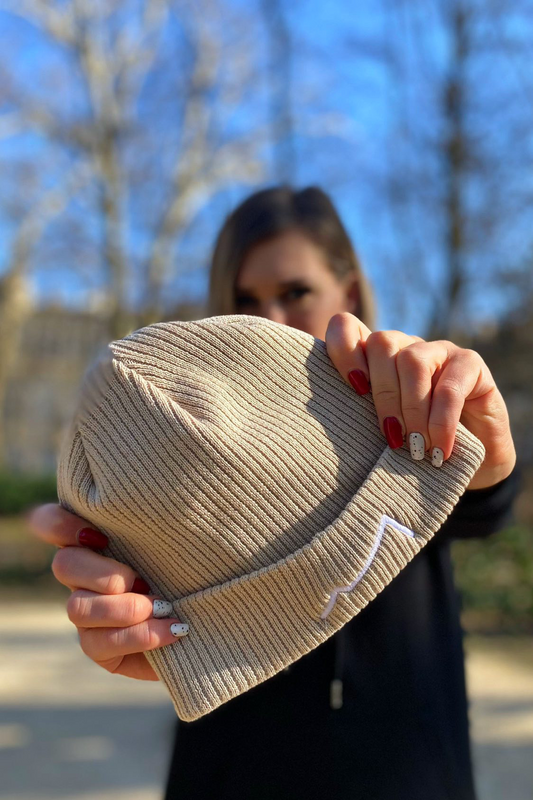 Bonnet côtelé éco-responsable