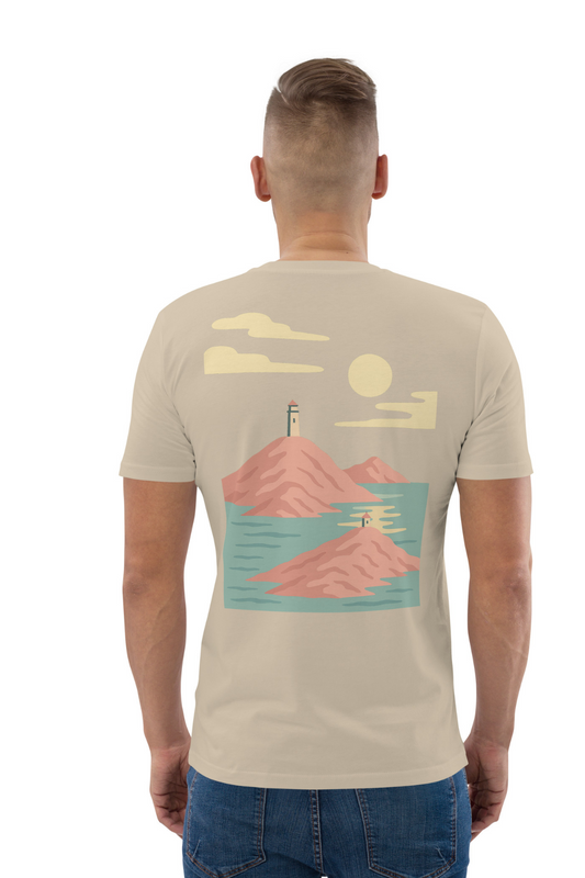 T-shirt Iconic éco-responsable îles Sanguinaires pastel