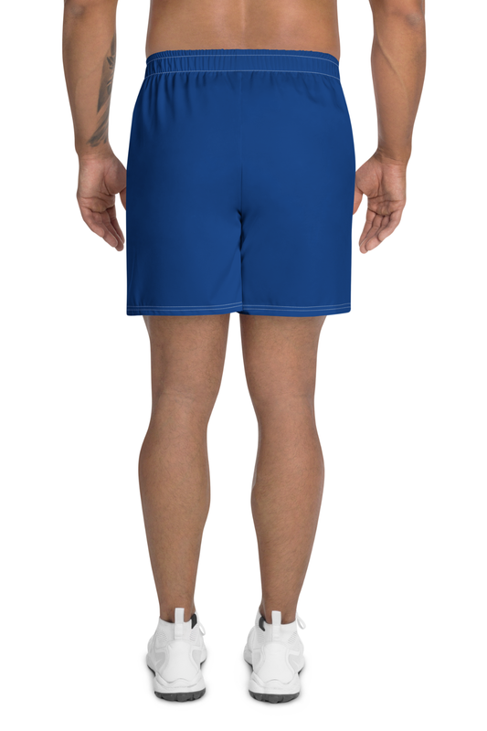Short athlétique éco-responsable Homme Bleu/Orange MARE À CIMA