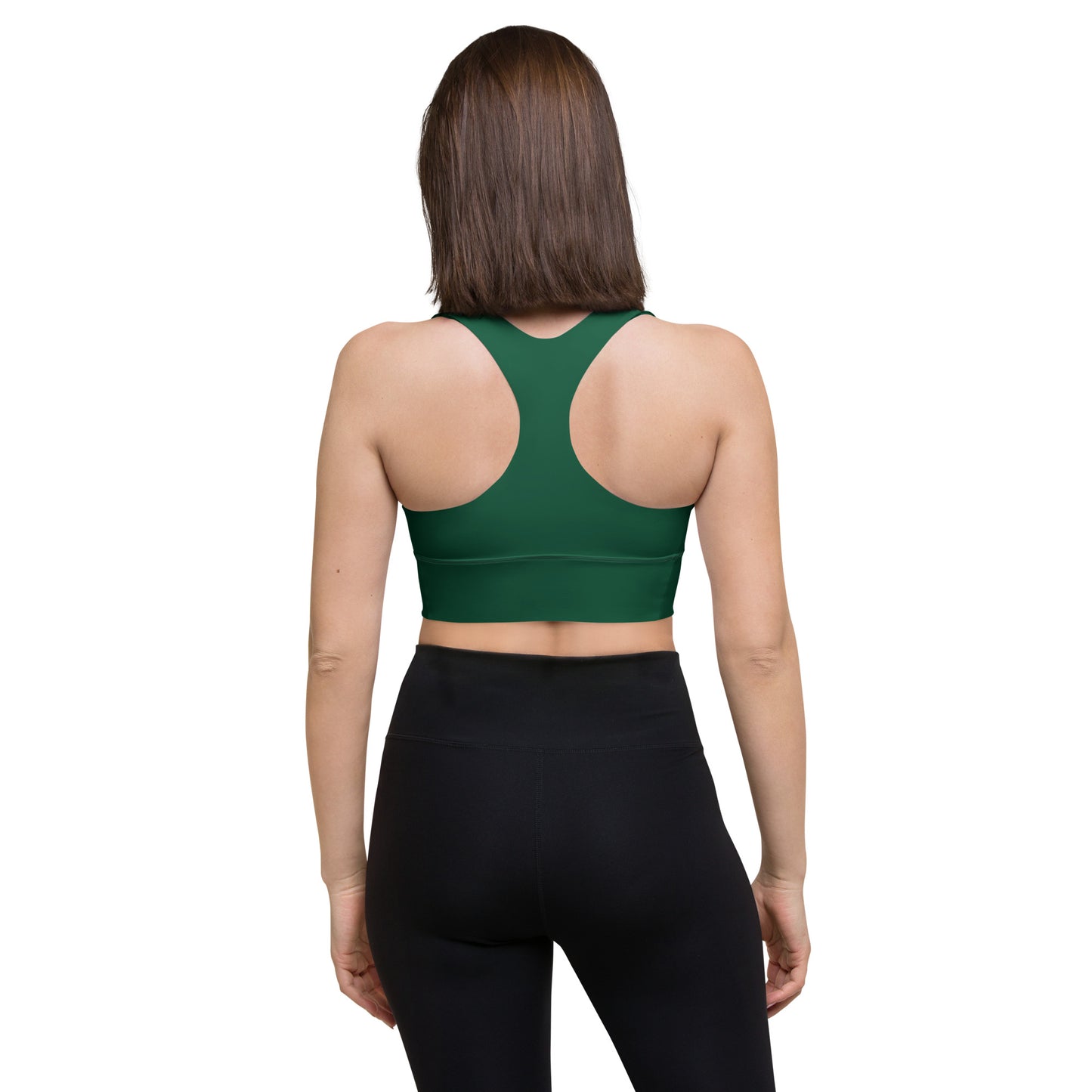 Brassière de sport éco-responsable Femme Ritu Blanc/Vert