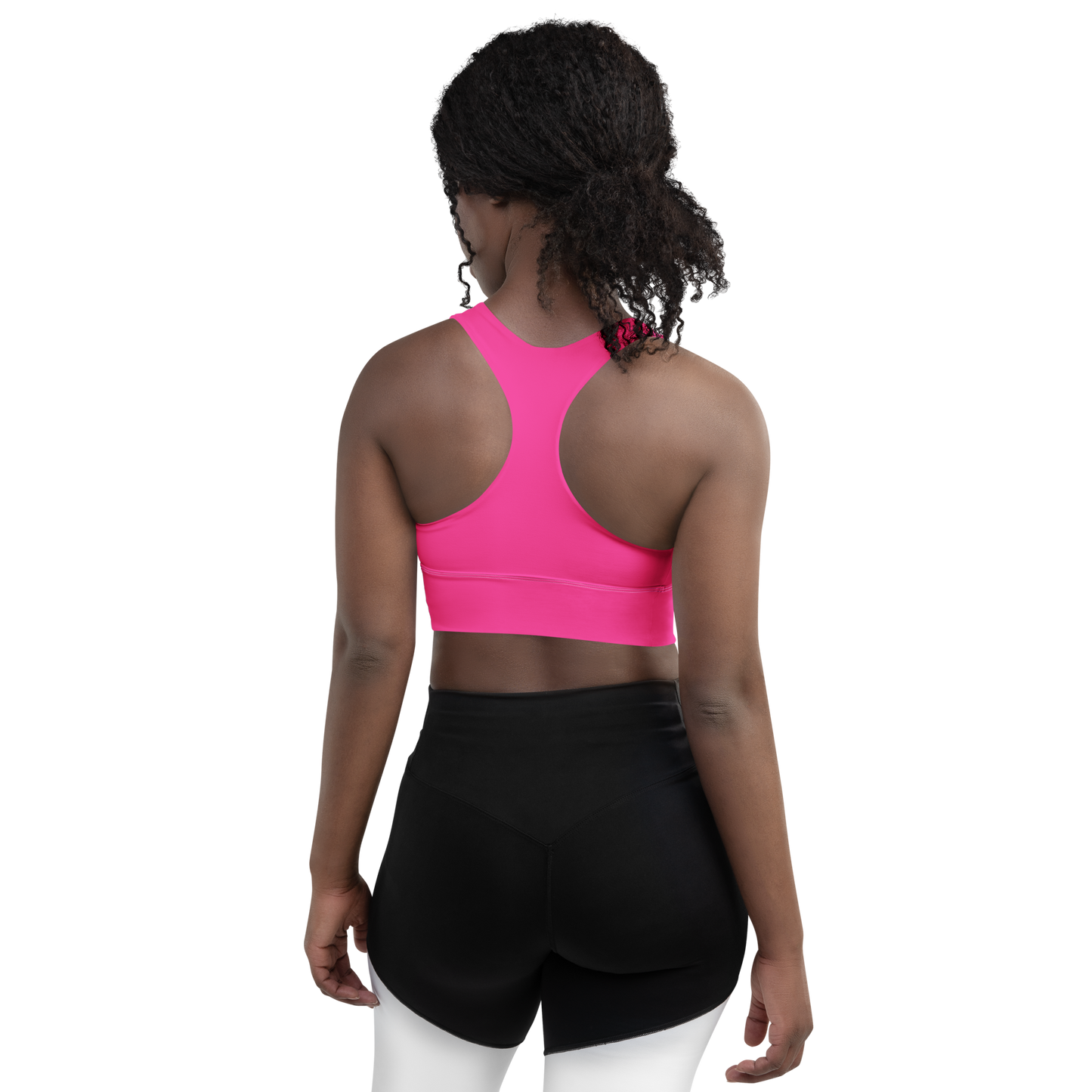 Brassière de sport éco-responsable Femme Renoso Blanc/Rose MARE À CIMA