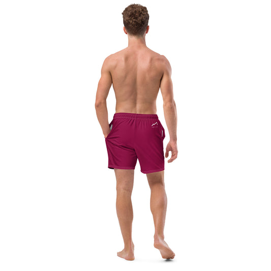 Short de bain Homme éco-responsable Blanc/Pourpre MARE À CIMA
