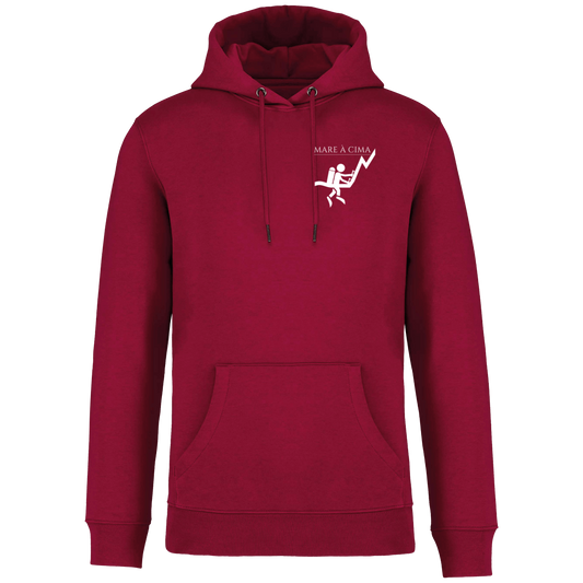 Sweat à capuche Bio Homme/Femme DimberB brodé MARE À CIMA