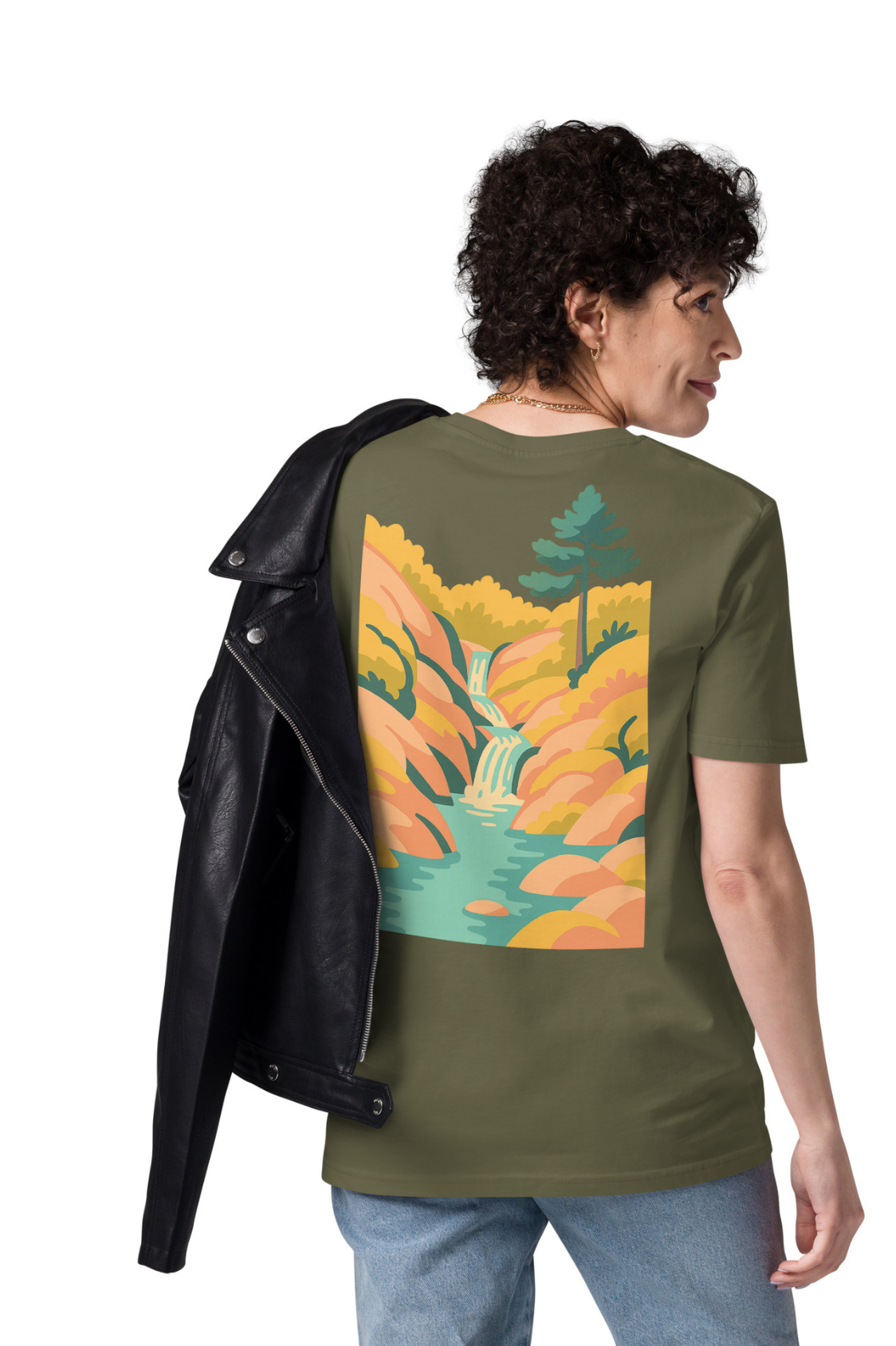 T-shirt Iconic éco-responsable Purcaraccia pastel