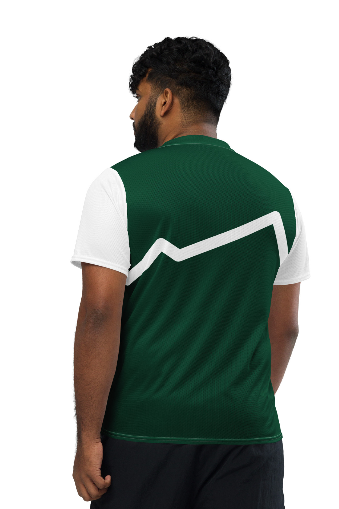 Maillot éco-responsable Homme/Femme Ritu Blanc/Vert MARE À CIMA