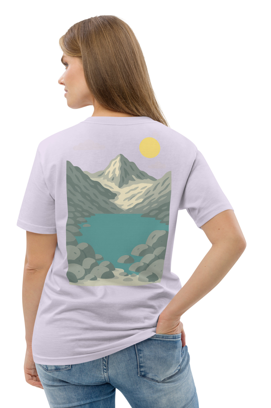 T-shirt Bio Homme/Femme Iconic Bettaniella pastel MARE À CIMA