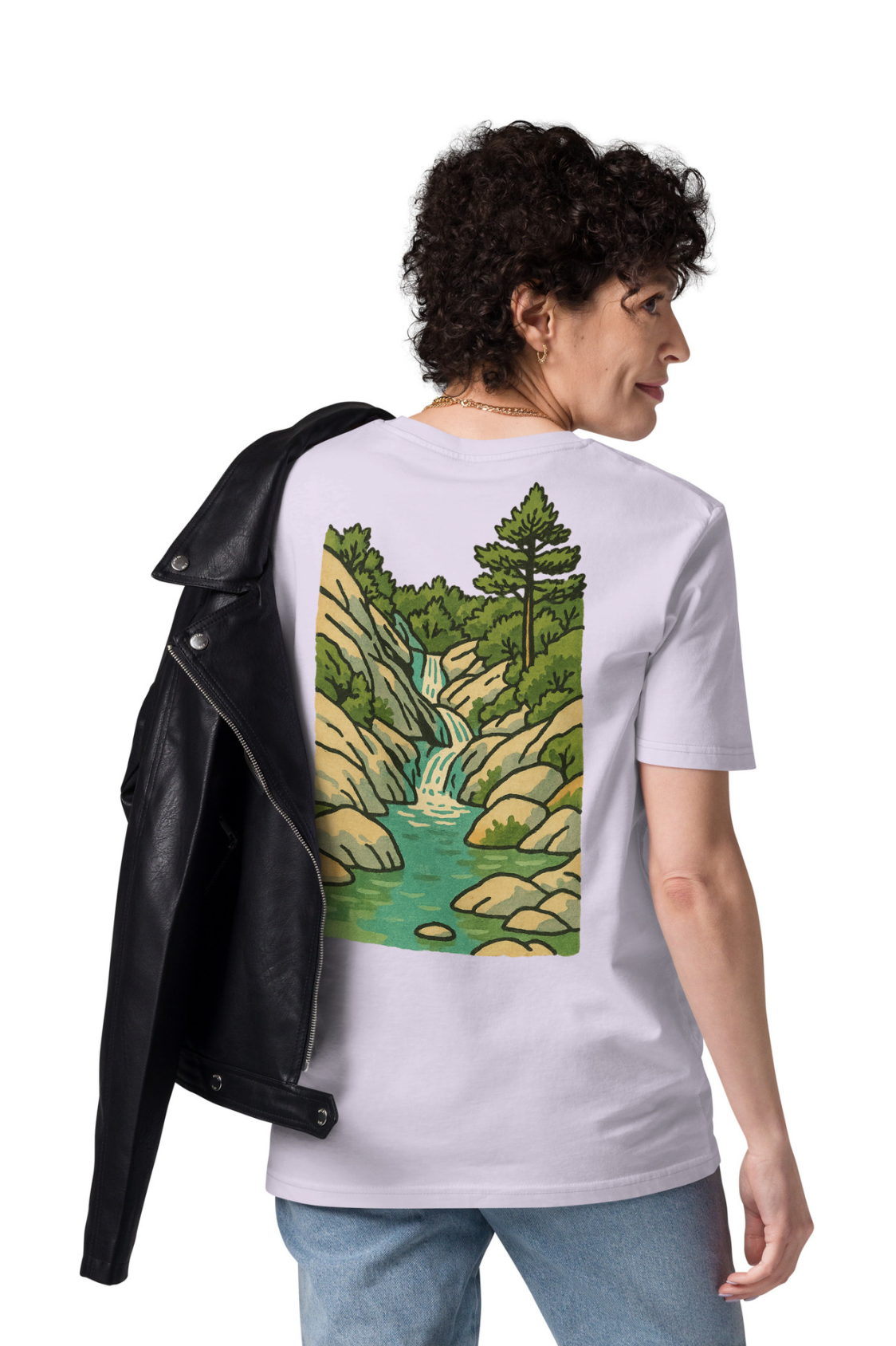 T-shirt Bio Homme/Femme Iconic Purcaraccia MARE À CIMA