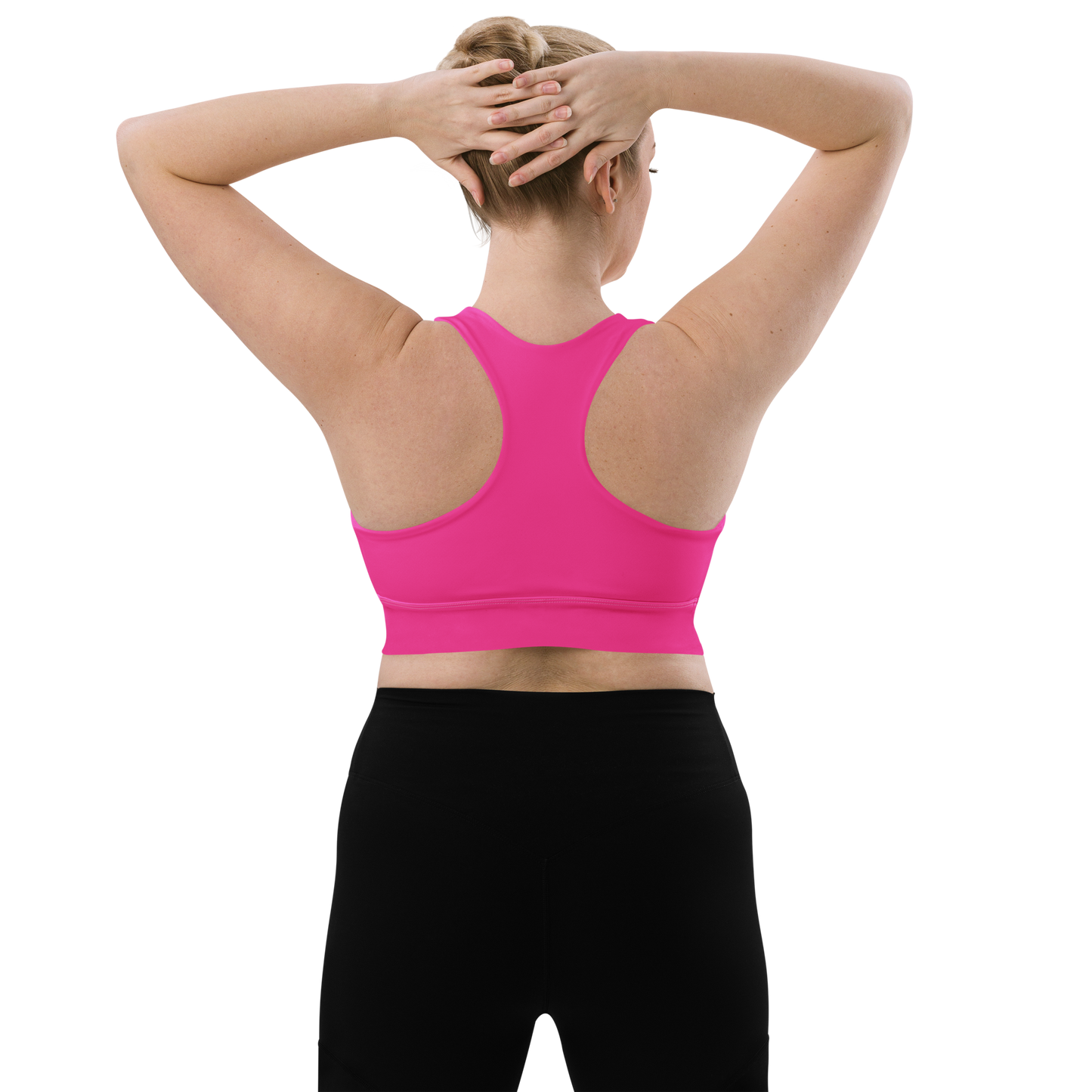 Brassière de sport éco-responsable Femme Ritu Blanc/Rose
